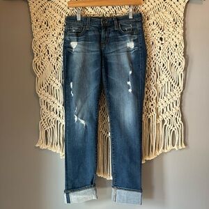 Big Star Kate Relaxed Straight Low-Rise Denim Cuff Jeans